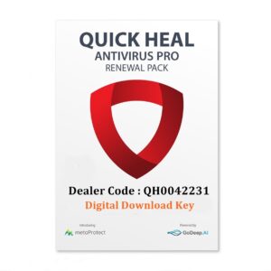 Quick Heal Antivirus Pro (Renewal) - 1 Year, 1 PC